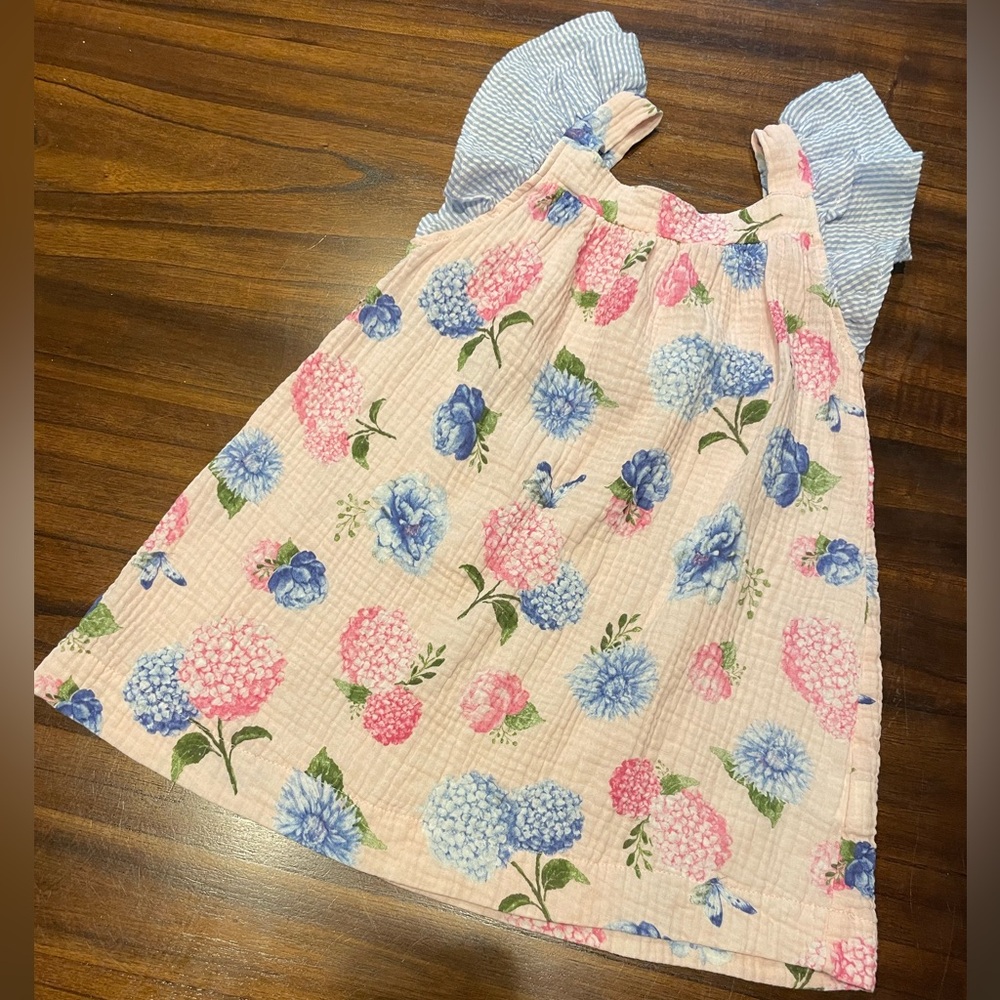 NWOT Toddler Hydrangea dress by Mudpie